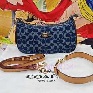 Coach Teri Crossbody Bag Denim Blue